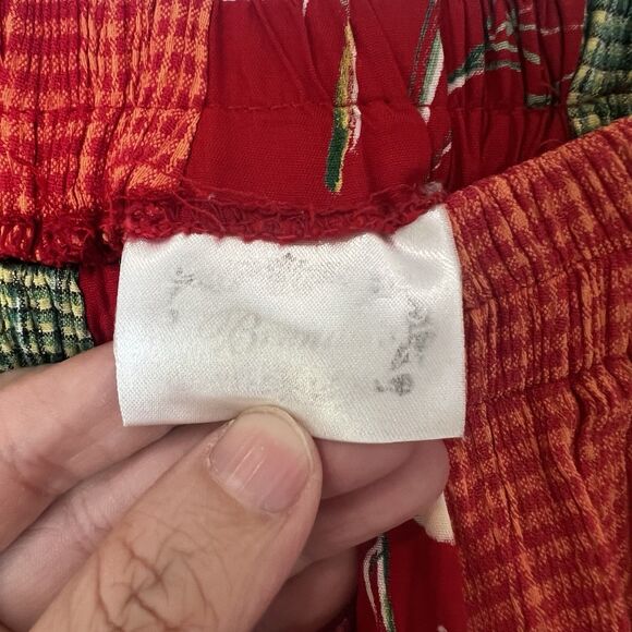 Vintage Maxi Skirt Patchwork Medium Festival Avant Garde Indie Fall Mixed Media - Picture 3 of 8